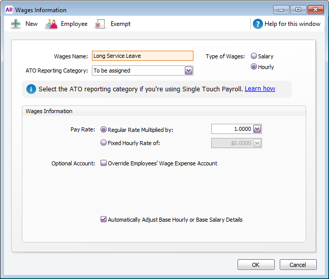Long service leave MYOB AccountRight MYOB Help Centre